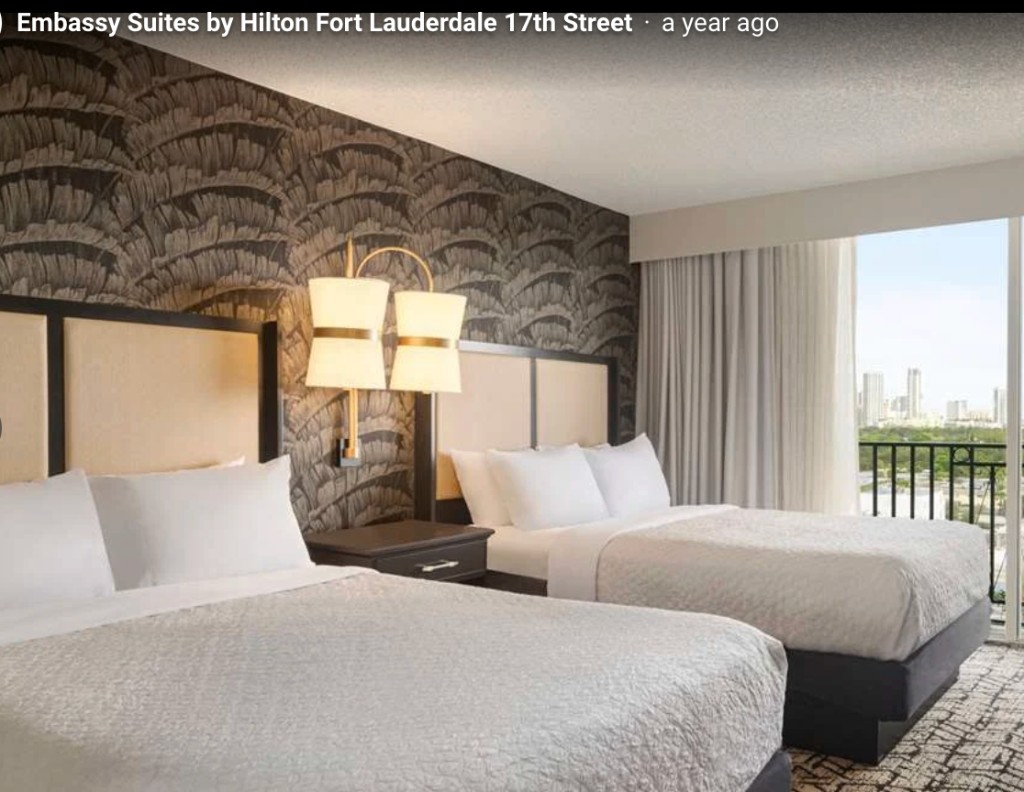 Guest room at Embassy Suites by Hilton Fort Lauderdale 17th Street