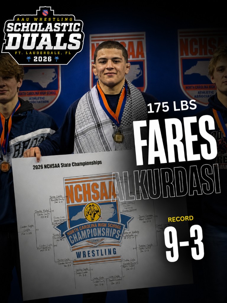 Fares Alkurdasi, 175 lbs — AAU Scholastic Duals 2026 athlete card