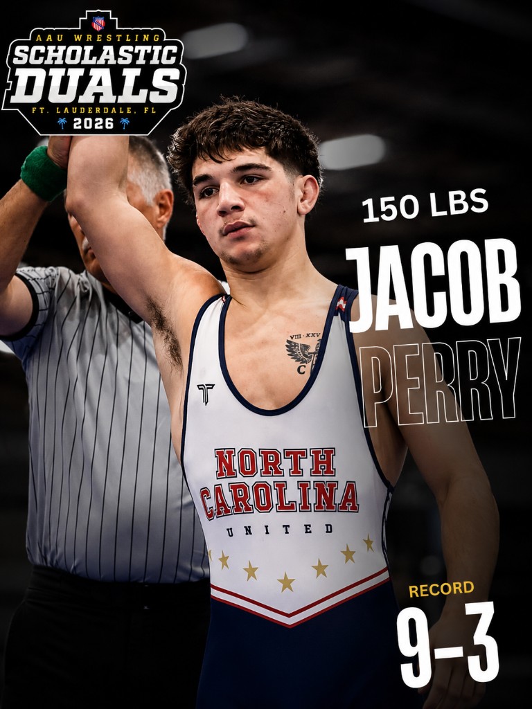 Jacob Perry, 150 lbs — AAU Scholastic Duals 2026 athlete card
