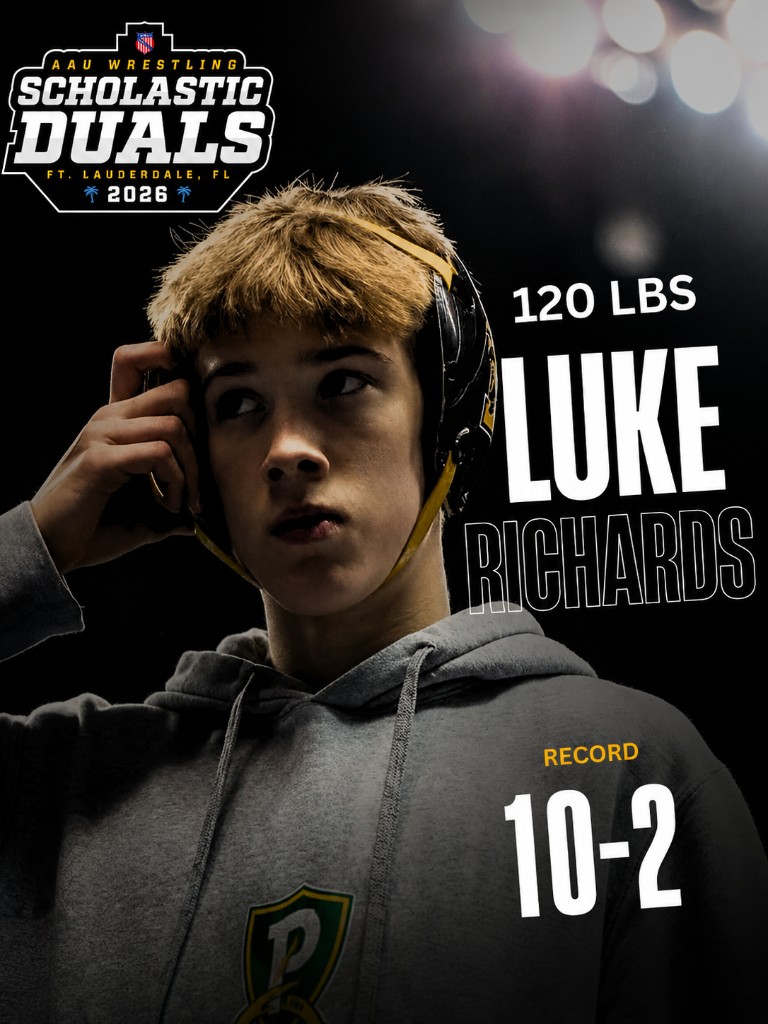 Luke Richards, 120 lbs — AAU Scholastic Duals 2026 athlete card