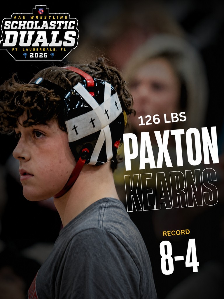 Paxton Kearns, 126 lbs — AAU Scholastic Duals 2026 athlete card
